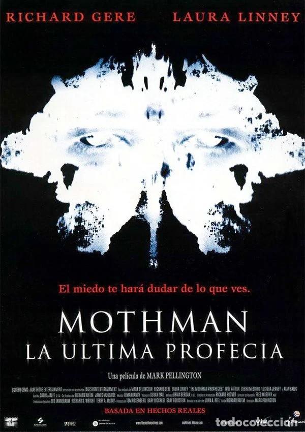 Cinema: PEL&Iacute;CULA VHS &rdquo;MOTHMAN: LA &Uacute;LTIMA PROFEC&Iacute;A&rdquo; (THE MOTHMAN PROPHECIES) - A&Ntilde;O 2002