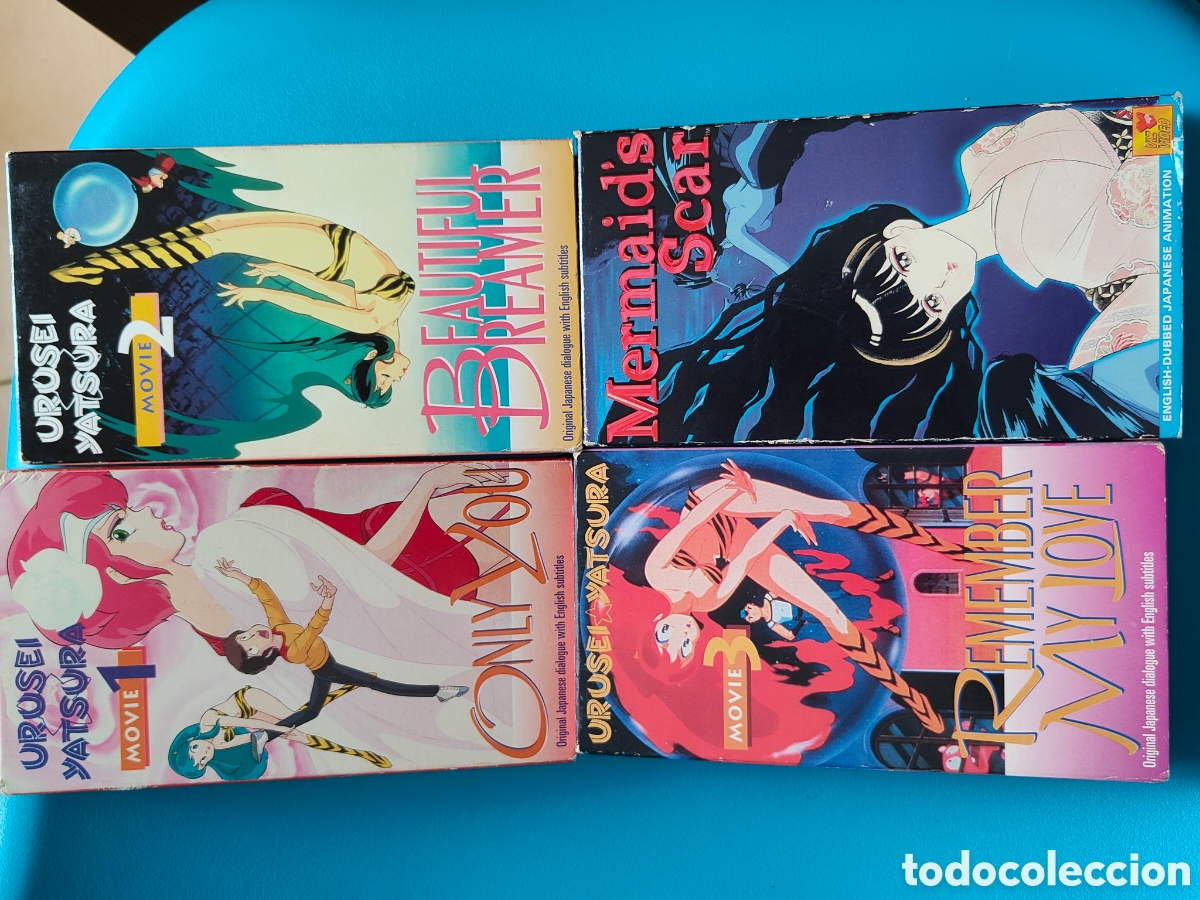 Cine: COLECCI&Oacute;N VHS ANIME VINTAGE &ndash; URUSEI YATSURA /ONLY YOU + MERMAID'S SCAR