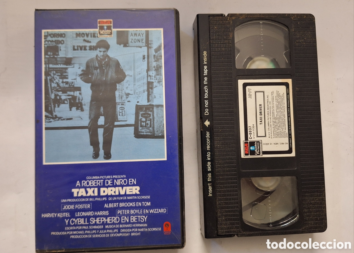 Cine: Taxi Driver VHS Robert deNiro