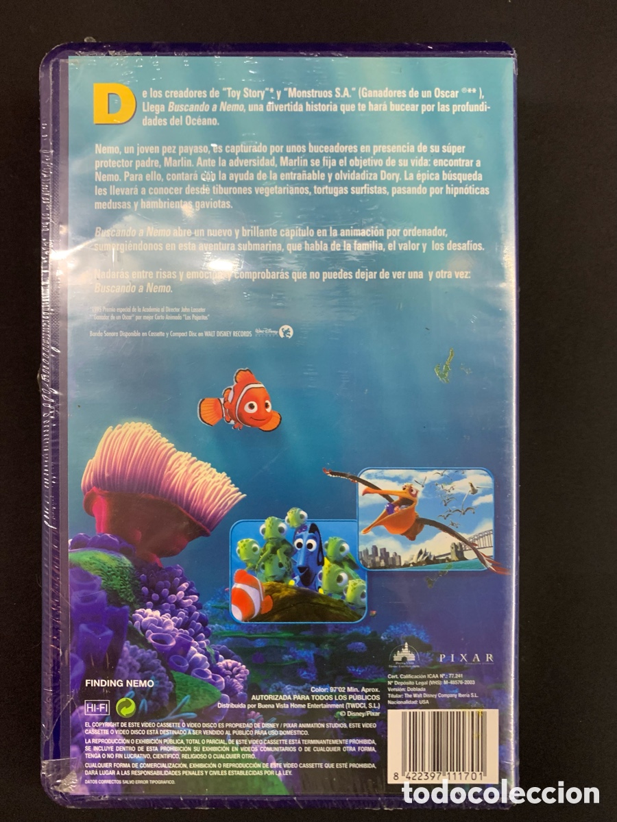 Cine: VHS Disney buscando a nemo nuevo - Foto 3