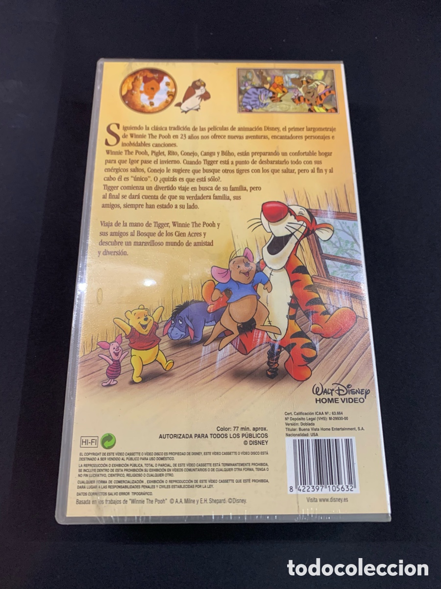 Cine: VHS Disney tigger nuevo - Foto 3