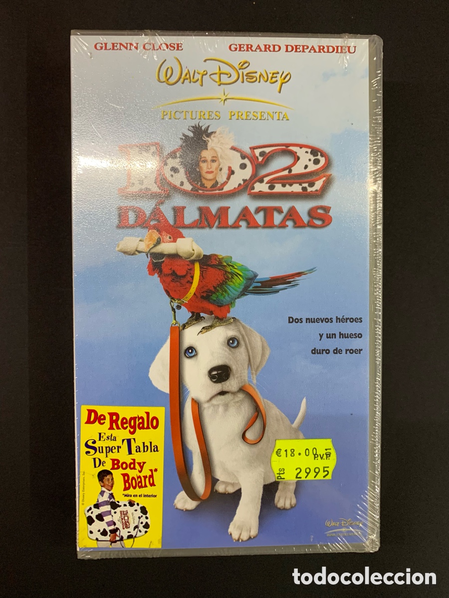 Cine: VHS Disney 102 d&aacute;lmatas nuevo