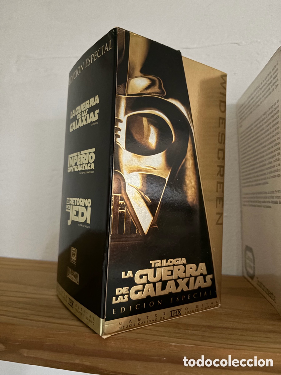 Cine: Trilog&iacute;a VHS la guerra de las galaxias - 3 cintas en estuche
