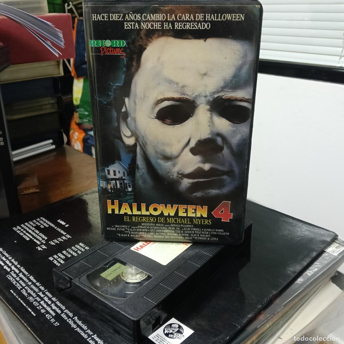 Cine: HALLOWEEN 4 IV EL REGRESO DE MICHAEL MYERS - DWIGHT LITTLE - DONALD PLEASENCE - RECORD 1989