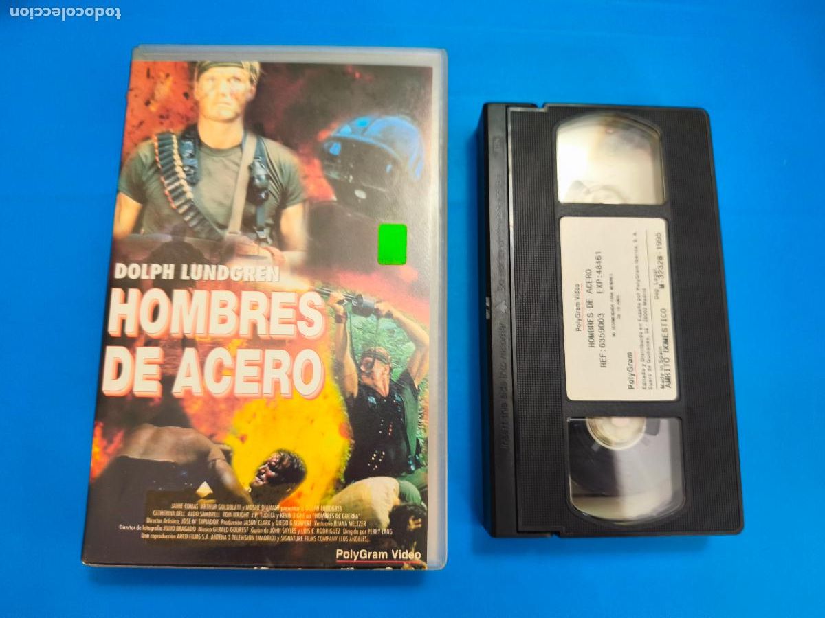Cine: PELICULA VHS HOMBRES DE ACERO DOLPH LUNDGREN 1995