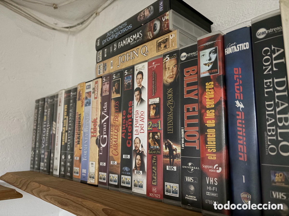 Cine: Lote 24 VHS espa&ntilde;ol blade runner Billy Eliot protegido algo que contar al diablo