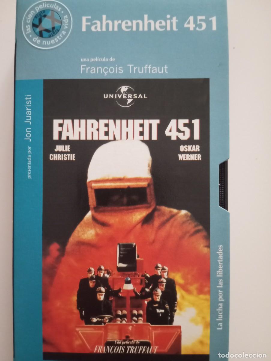 Cine: FAHRENHEIT 451, PELICULA EN VHS