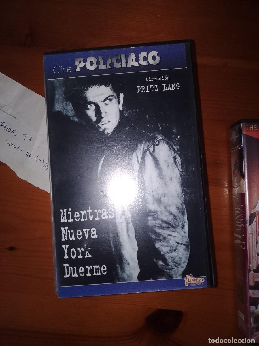 Cine: Mientras nueva York duerme vhs