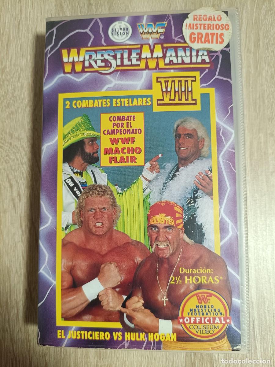 Cine: VHS - WRESTLEMANIA VIII - HULK HOGAN, EL JUSTICIERO, POLI LOCO, EL ENTERRADOR