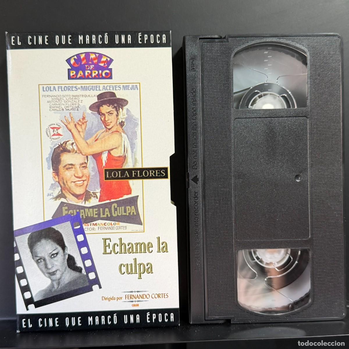 Cine: Fernando Cort&eacute;s ● &Eacute;chame la culpa ● [VHS] card board
