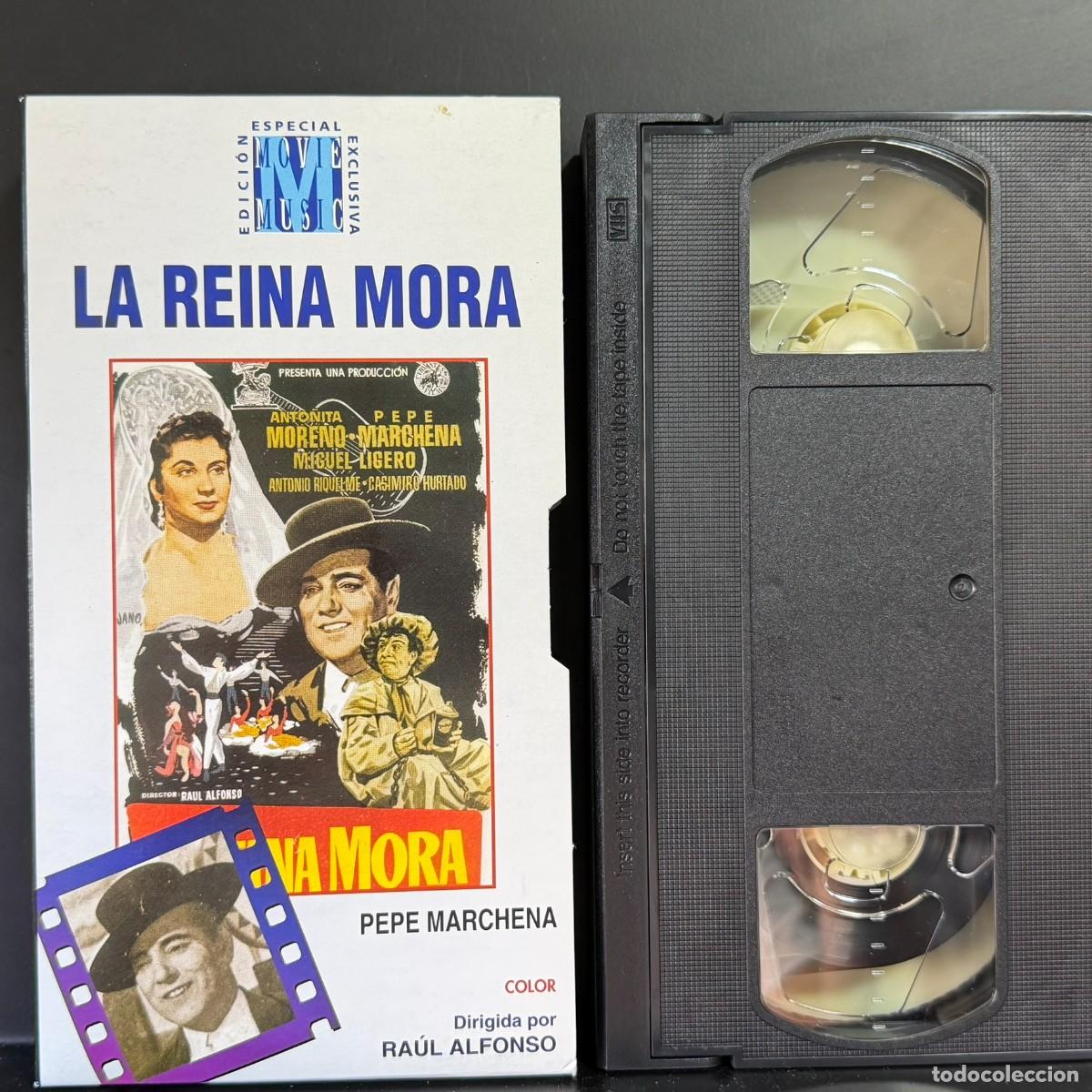 Cine: Ra&uacute;l Alfonso, Eusebio Fern&aacute;ndez Ardav&iacute;n ● La reina mora ● [VHS] card board