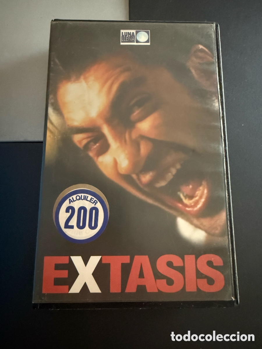 Cine: VHS. &Eacute;XTASIS. Javier Bardem. Caja Grande V&Iacute;DEO CLUB