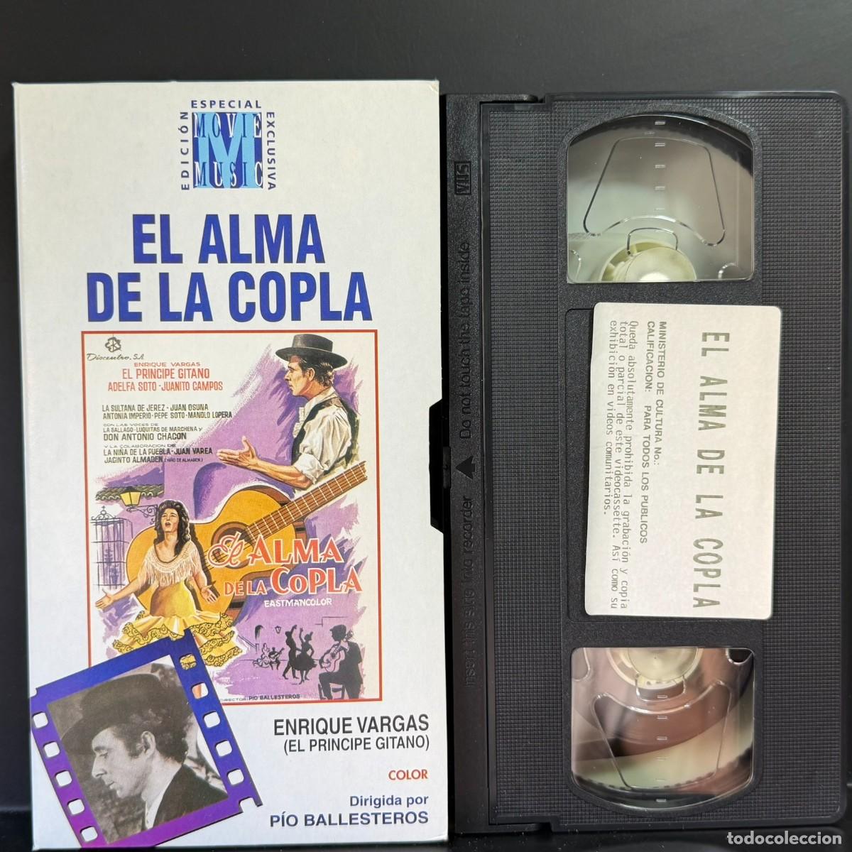 Cine: P&iacute;o Ballesteros ● El alma de la copla ● [VHS] card board