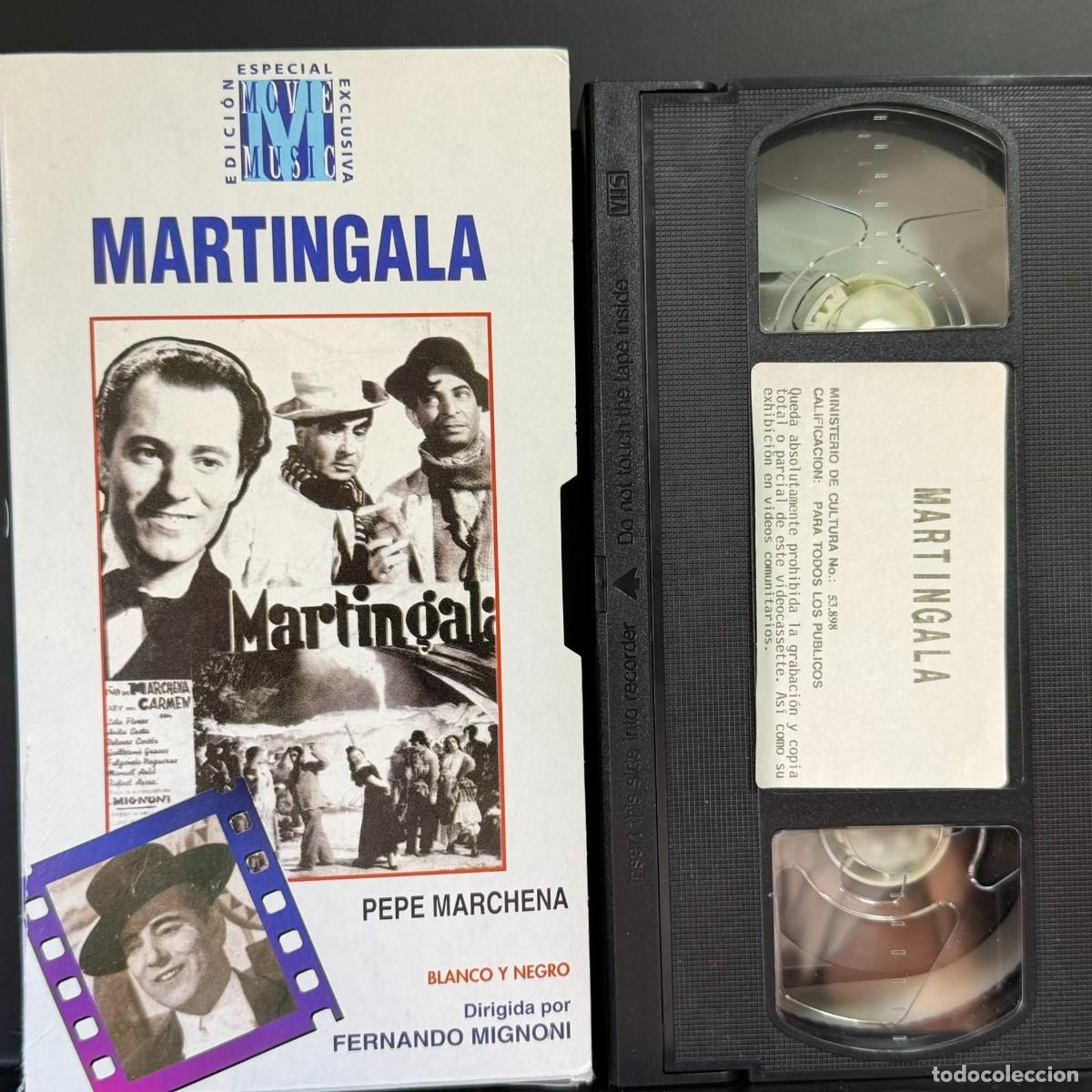 Cine: Fernando Mignoni ● Martingala ● [VHS] card board