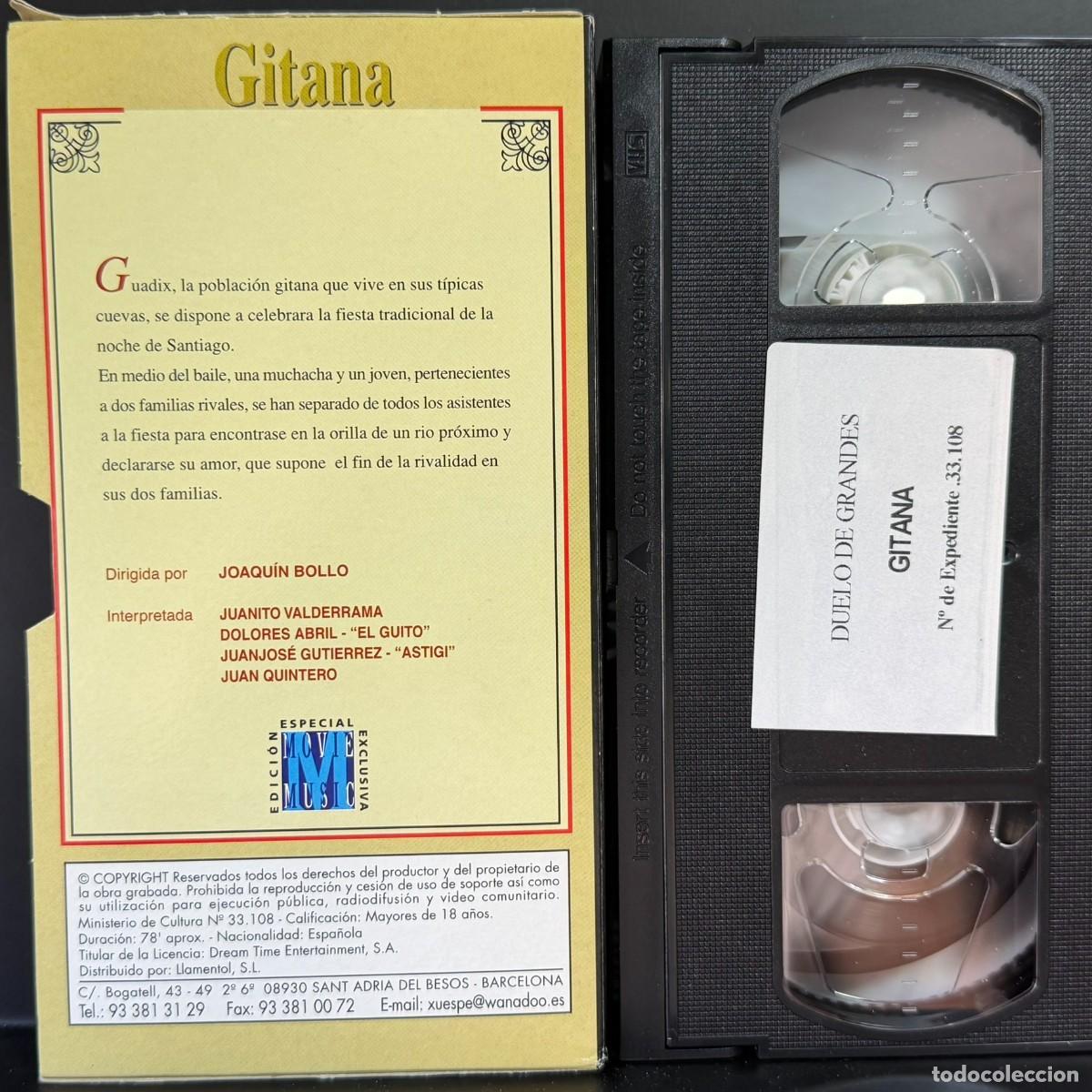 Cine: Joaqu&iacute;n Bollo Muro ● Gitana ● [VHS] card board - Foto 3