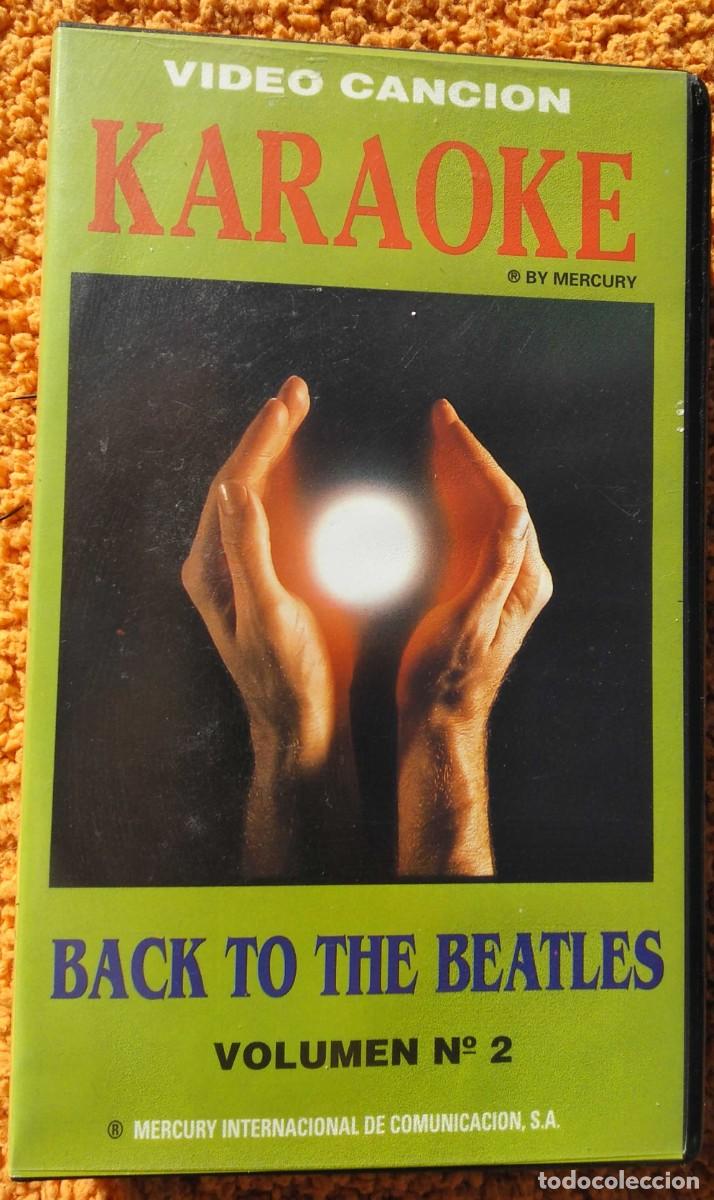 Cine: VHS &rdquo;VIDEO CANCI&Oacute;N KARAOKE - BACK TO THE BEATLES&rdquo; - VOLUMEN N&ordm; 2 - 14 CANCIONES DE LENNON Y McCARTNE