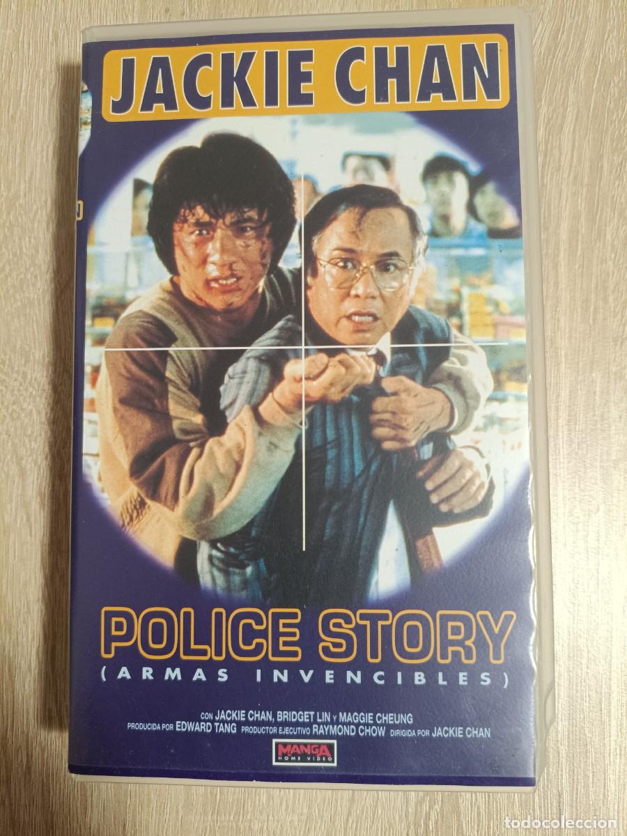 Cine: VHS - POLICE STORY (Armas Invencibles) - Jackie Chan, Maggie Cheung, Brigitte Lin - ACCION, KUNG FU