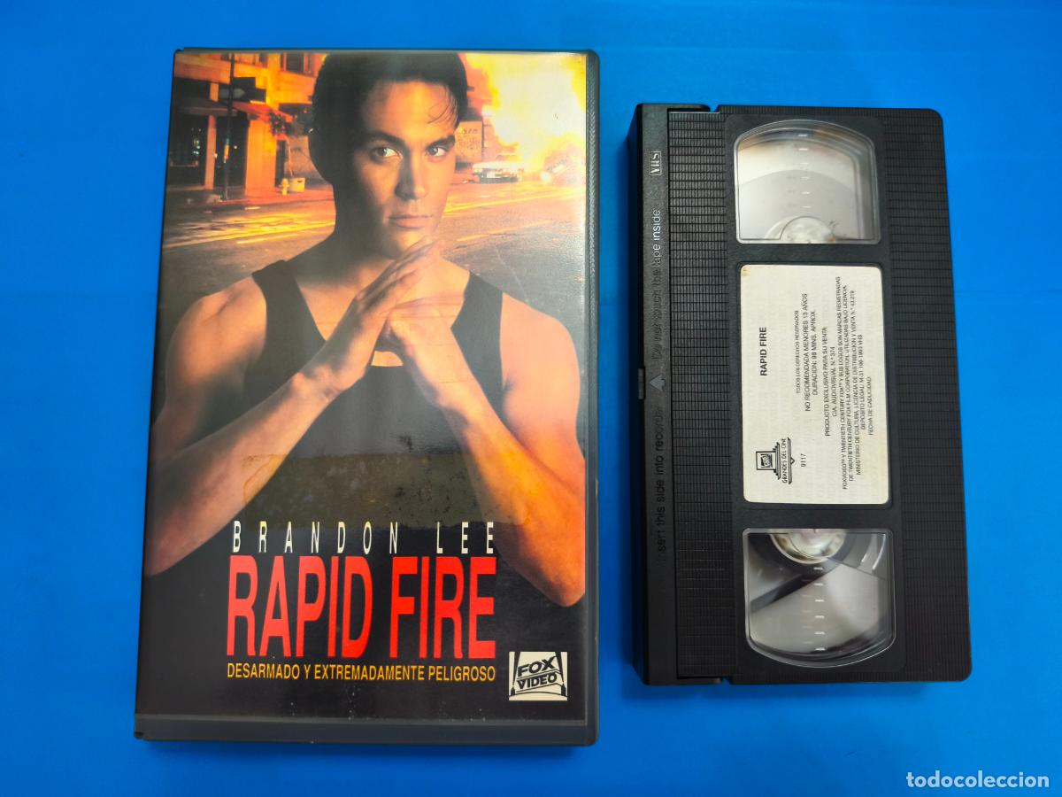 Cine: PELICULA VHS RAPID FIRE BRANDON LEE 1993