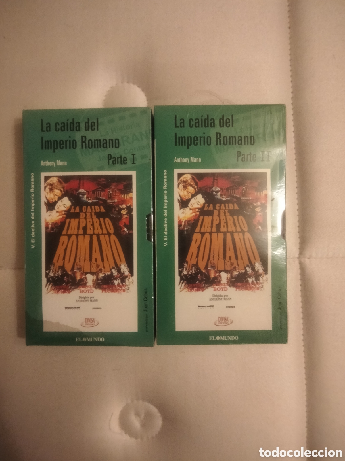 Cine: VHS La ca&iacute;da del imperio Romano 1 y 2