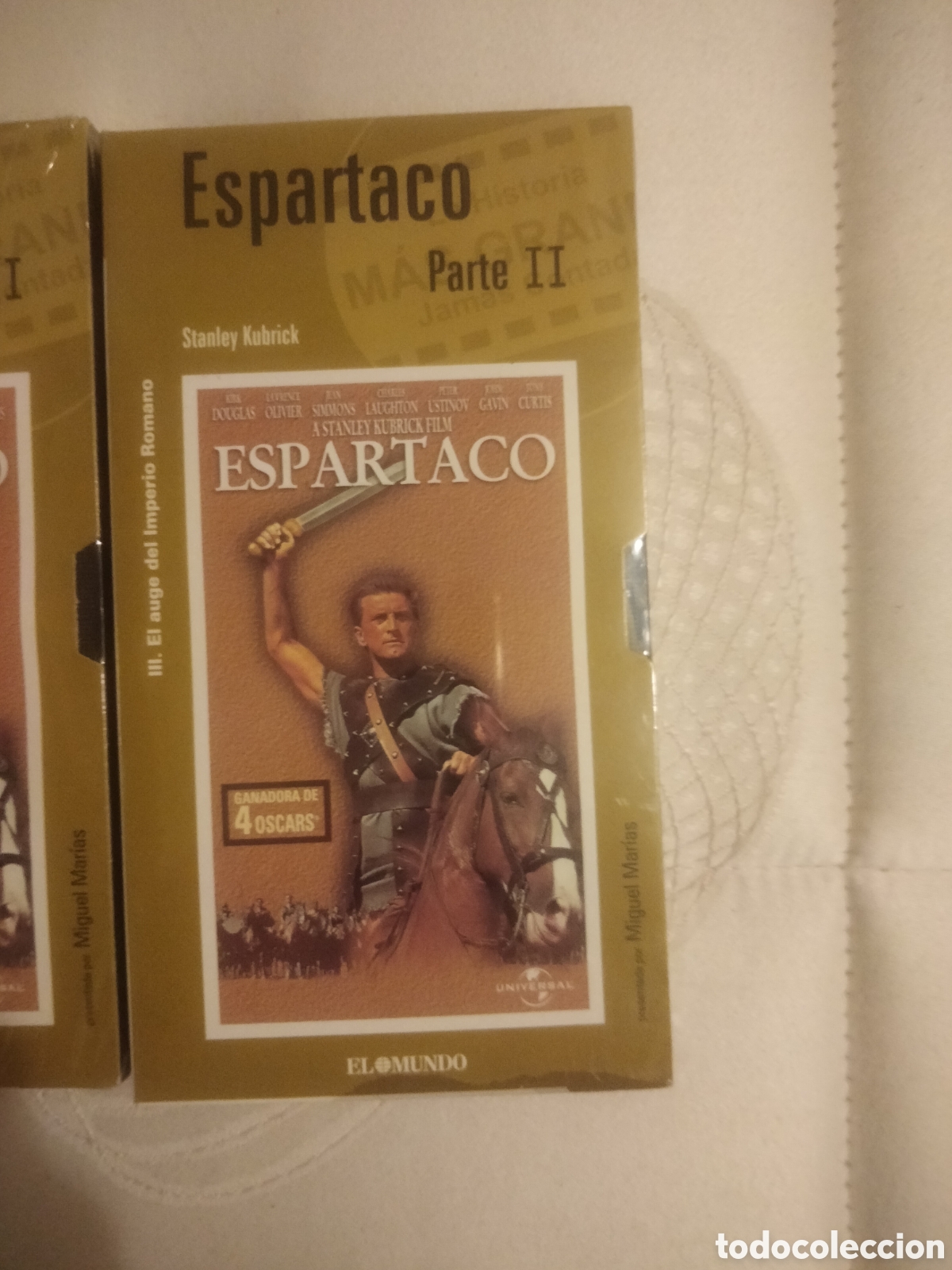 Cine: VHS Espartaco parte 1 y parte 2 - Foto 2