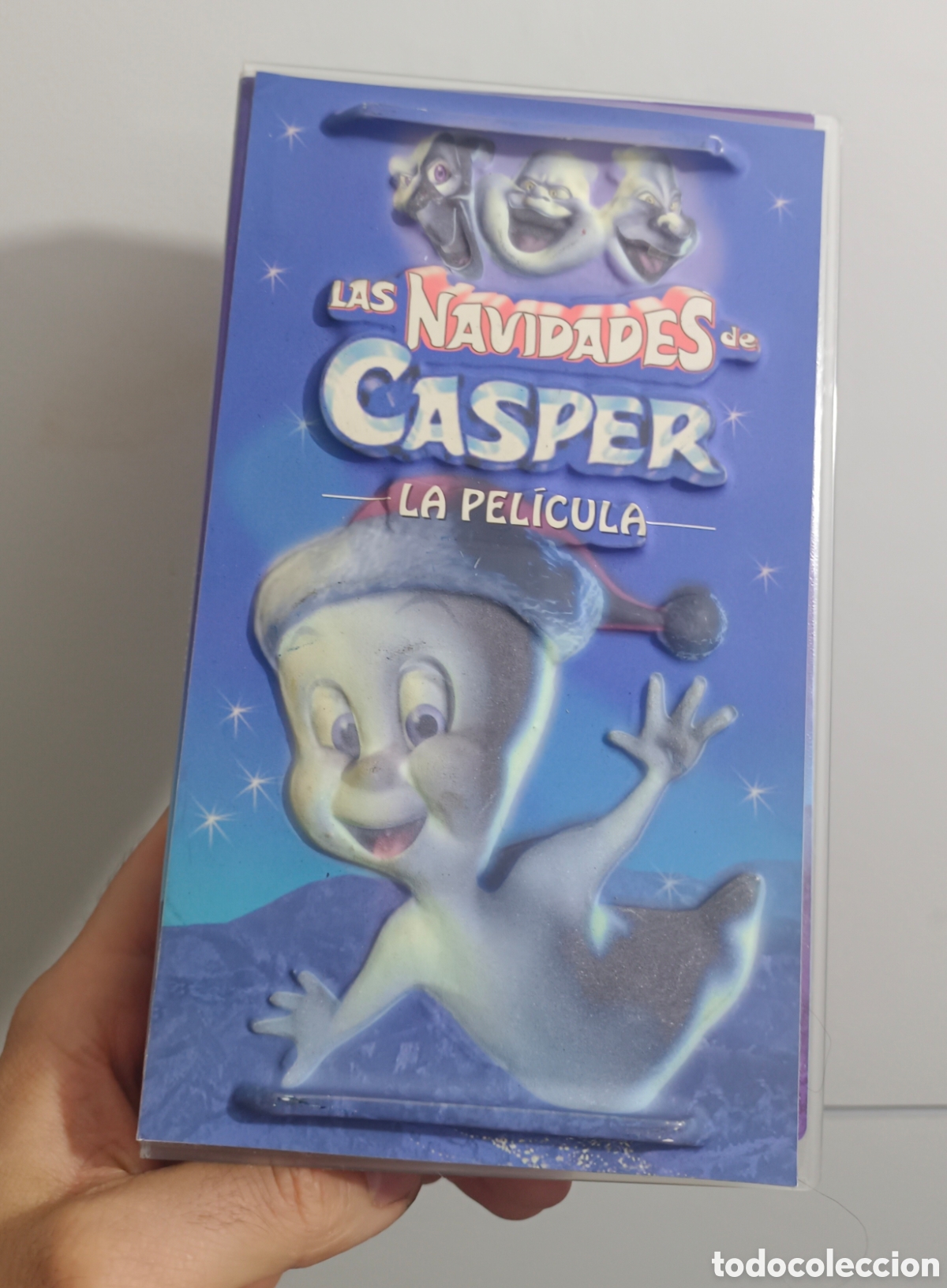 Cine: Rara Pelicula VHS las navidades de casper caratula con relieve , muy pocas !!!