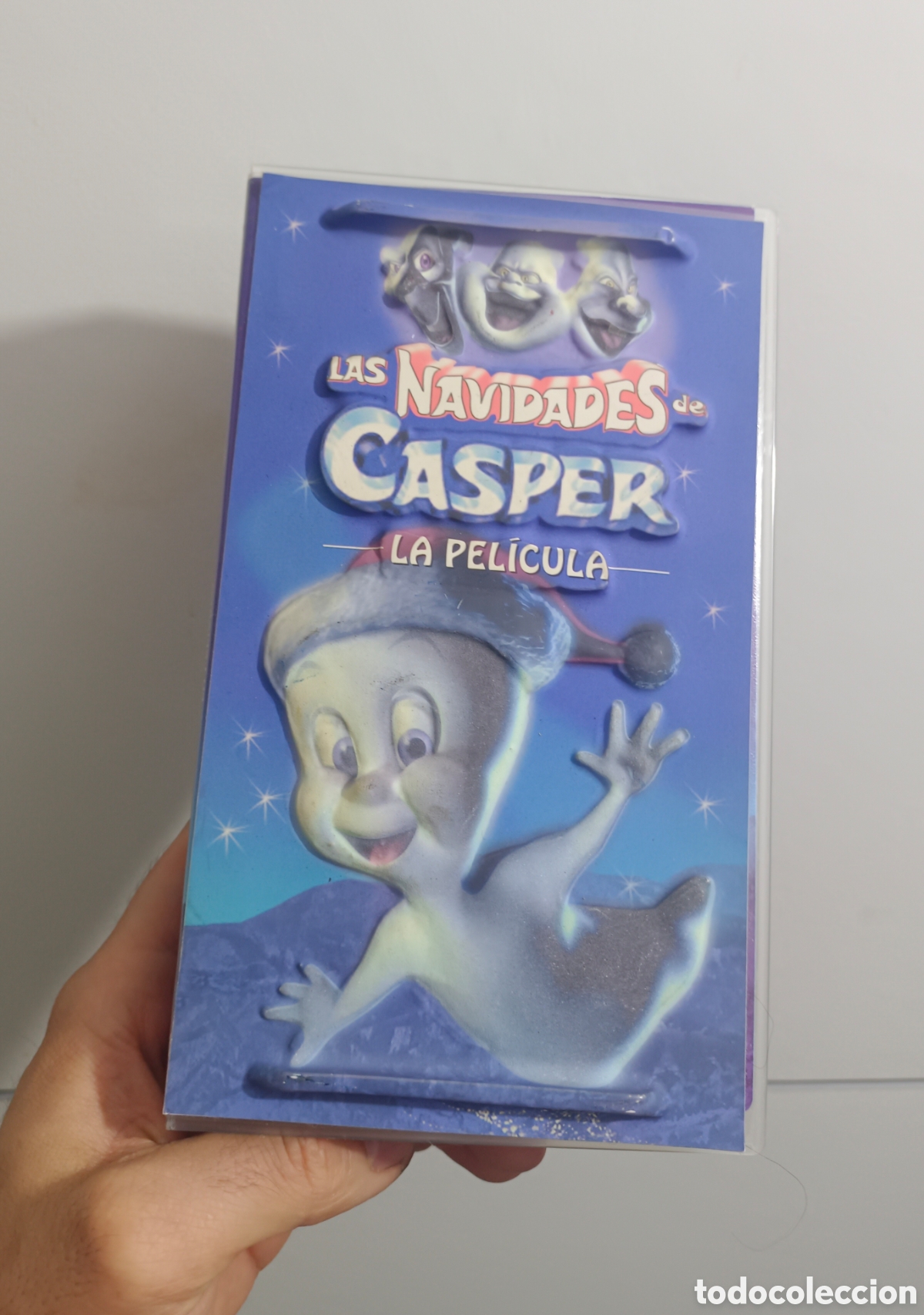 Cine: Rara Pelicula VHS las navidades de casper caratula con relieve , muy pocas !!!