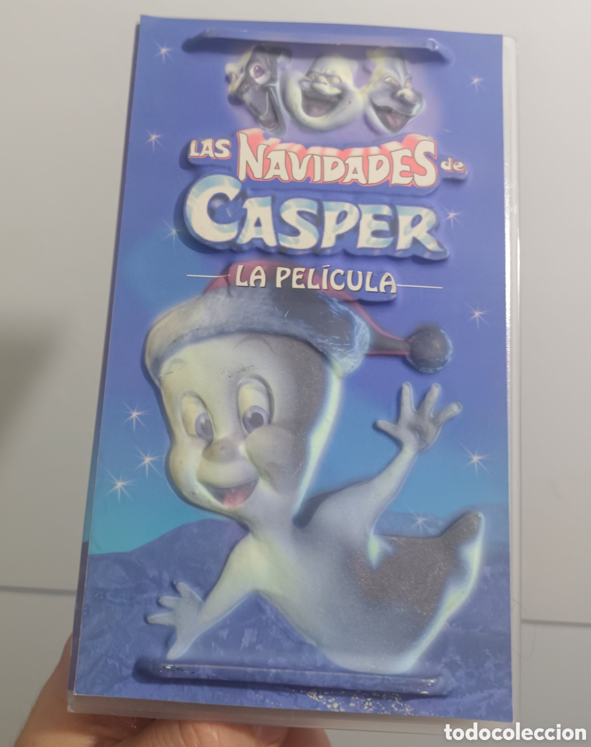 Cine: Rara Pelicula VHS las navidades de casper portada de caratula con relieve , muy pocas !!!