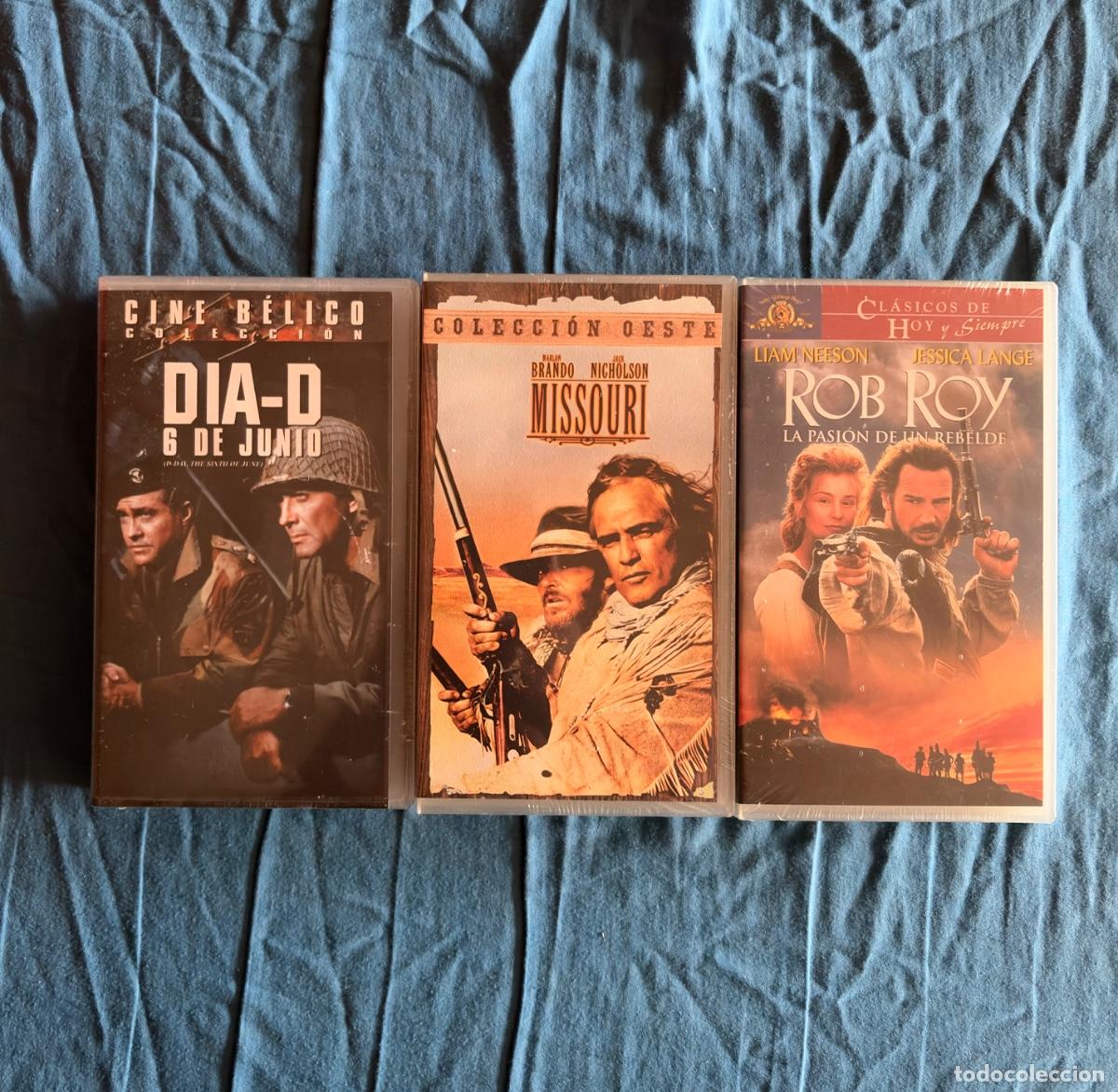 Cine: Pack 3 VHS precintados