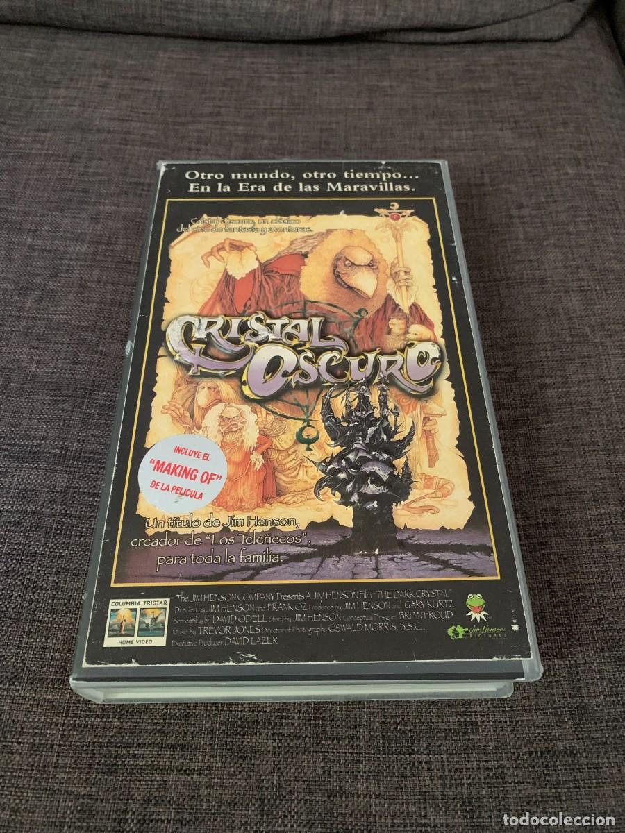 Cine: VHS. CRISTAL OSCURO. PORTADA TROQUELADA
