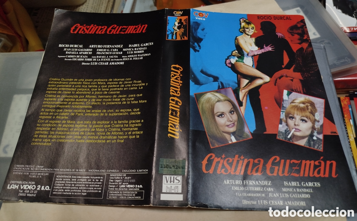 Cine: Cristina Guzm&aacute;n. SOLO CAR&Aacute;TULA. VHS
