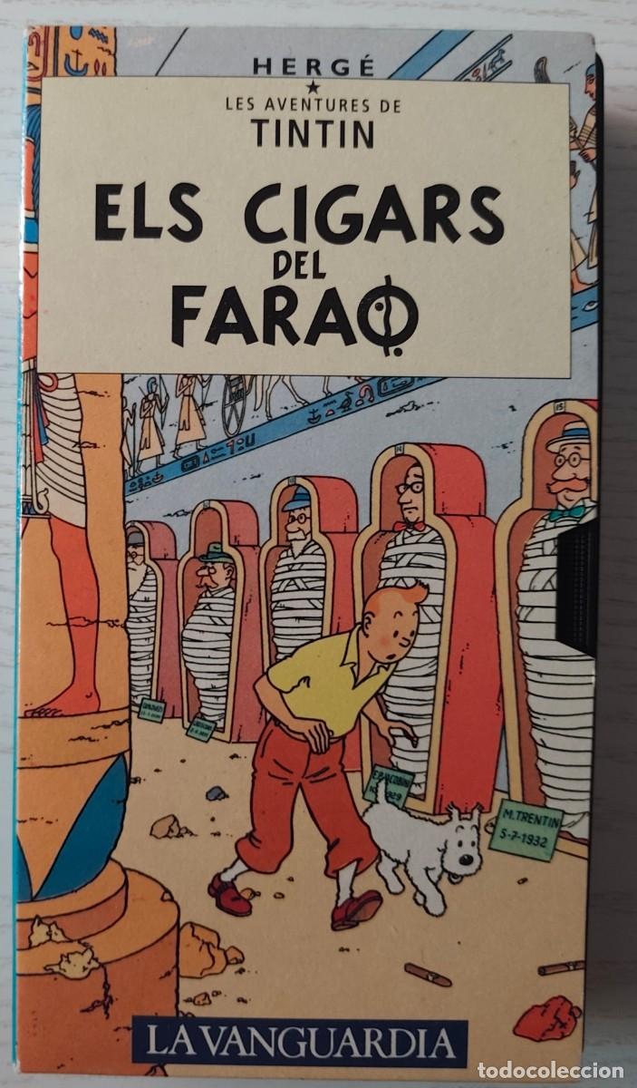 Cine: CINTA VHS N&ordm; 10 DE LA COLECCI&Oacute;N ''LES AVENTURES DE TINTIN'' - ELS CIGARS DEL FARA&Oacute;