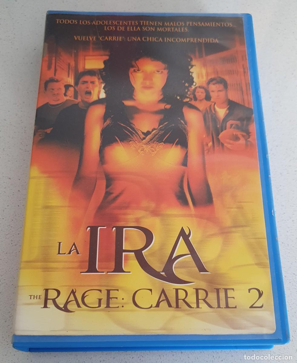 Cine: Pel&iacute;cula Vhs La Ira Carrie 2. Editada por Warner Home V&iacute;deo en 1999. Videoclub alquiler.