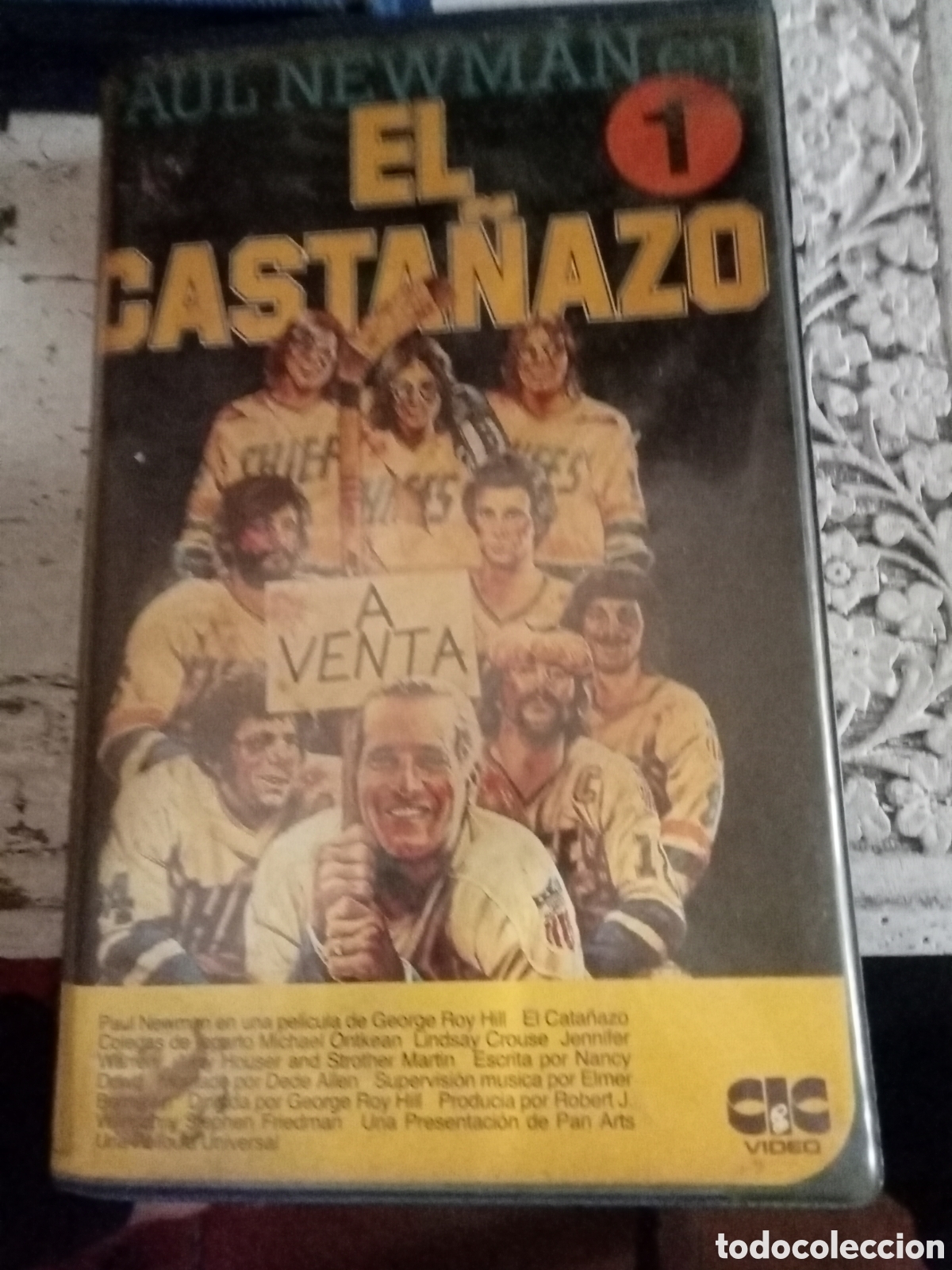 Cine: VHS el casta&ntilde;azo Paul Newman