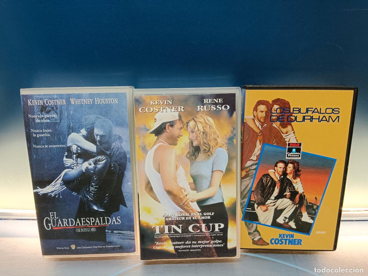 Cine: 3 pel&iacute;culas VHS, especial Kevin Costner