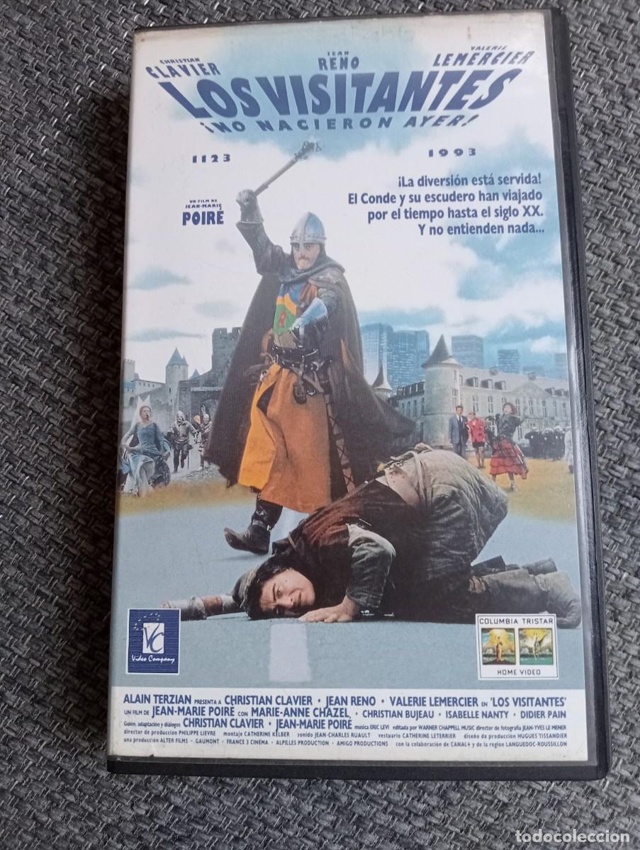 Cine: VHS Los visitantes &iexcl; no nacieron ayer ! 1123 1993 Clavier Jean Reno /variascompras10%o 20% descuento