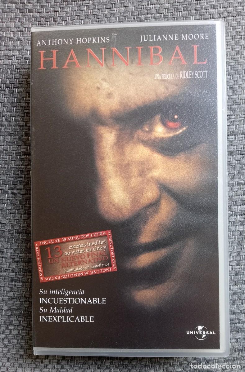 Cine: VHS Hannibal Ridley Scott +extras A Hopkins El silencio de los corderos /variascompras10%o20%descuen