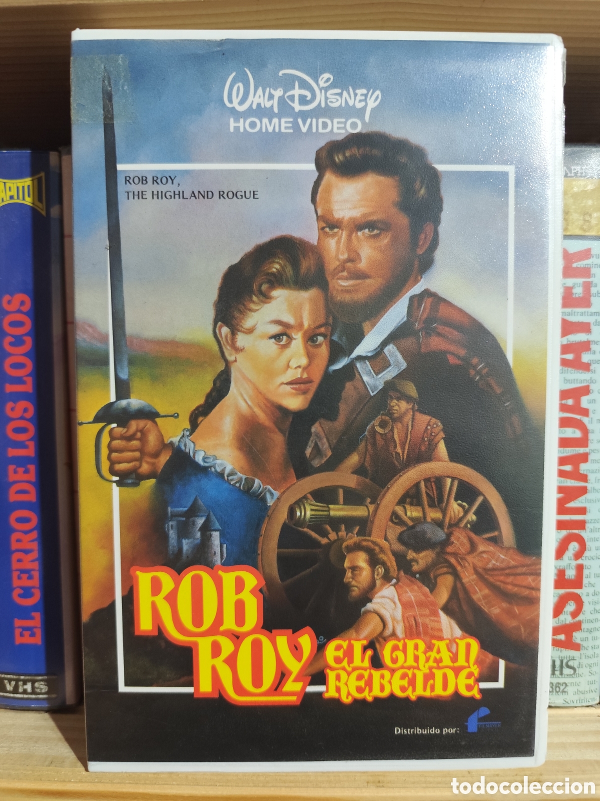 Cine: VHS CG 1069 Rob Roy El gran rebelde - Richard Todd, Glynis Jonhs / Walt Disney
