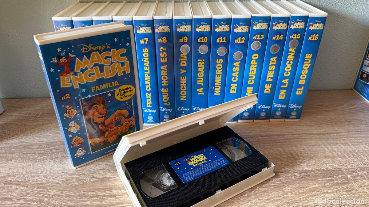 Cine: Disney Magic English COMPLETA | 16 libros + 32 VHS | Planeta DeAgostini