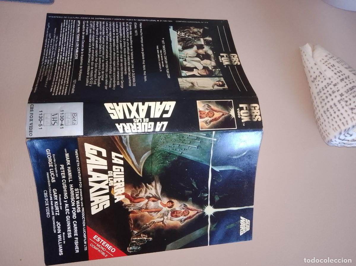 Cine: La guerra de las galaxias vhs 1 edici&oacute;n &uacute;nica edici&oacute;n ver fotos
