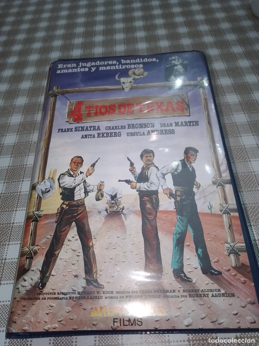 Cine: 4 t&iacute;os de Texas vhs caja grande 1 edici&oacute;n broson