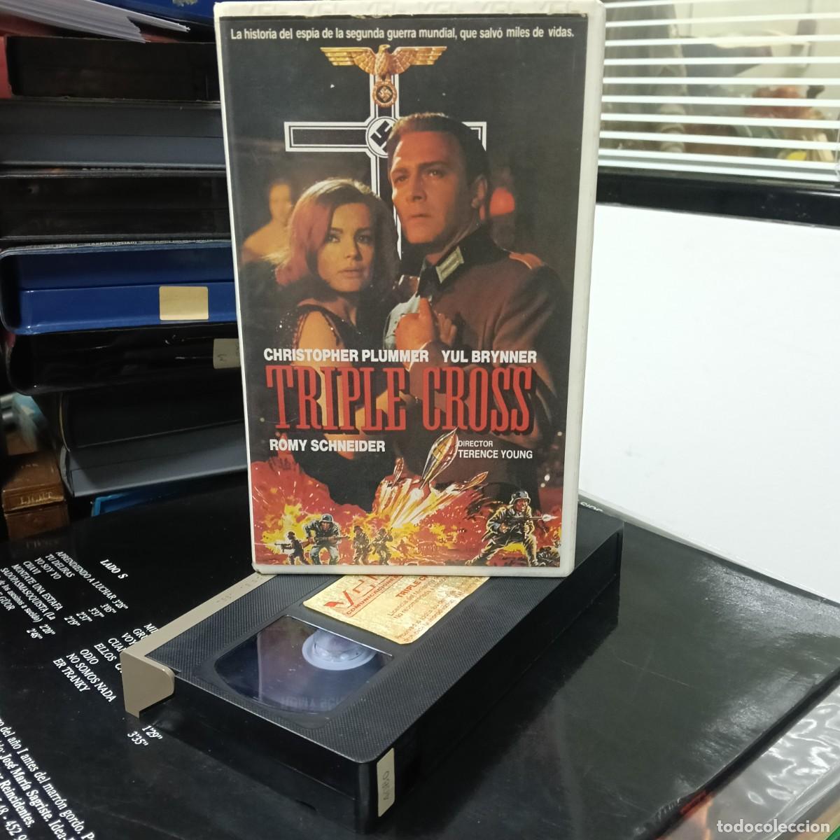 Cin&eacute;ma: TRIPLE CROSS - TERENCE YOUNG - CHRISTOPHER PLUMER, YUL BRYNNER, ROMY SCHNEIDER - VCL