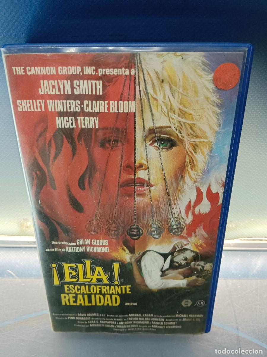 Cine: pelicula en vhs, &iexcl;ELLA! ESCALOFRIANTE REALIDAD - 1985 - CANNON