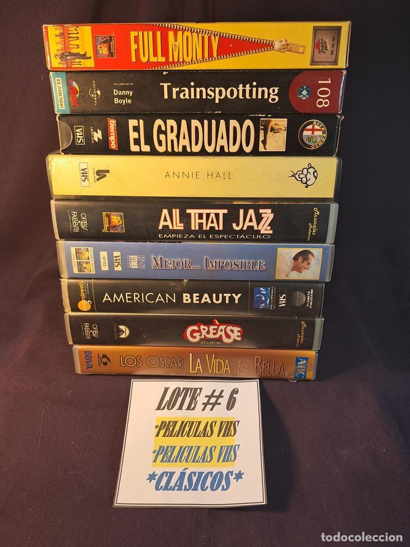 Cine: LOTE VHS* # 6 - NUEVE PELICULAS VHS ** CINE CL&Aacute;SICOS**