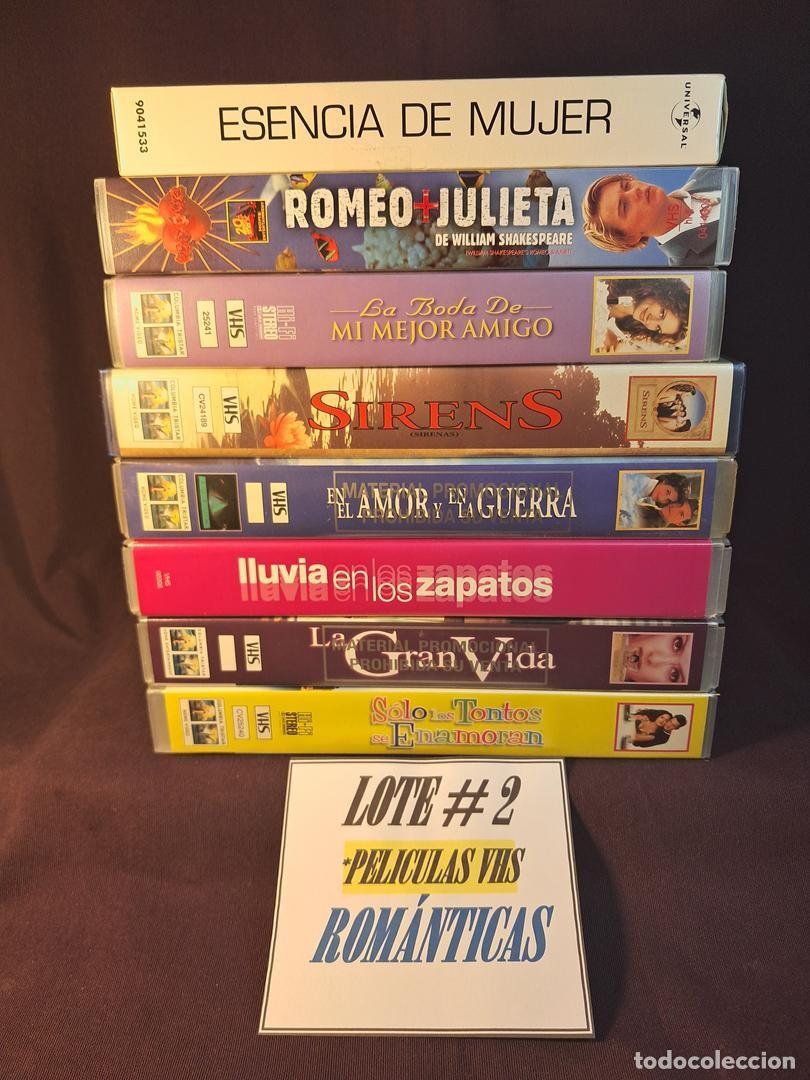 Cine: LOTE VHS* # 2 - OCHO PELICULAS VHS ** CINE ROMANTICO**