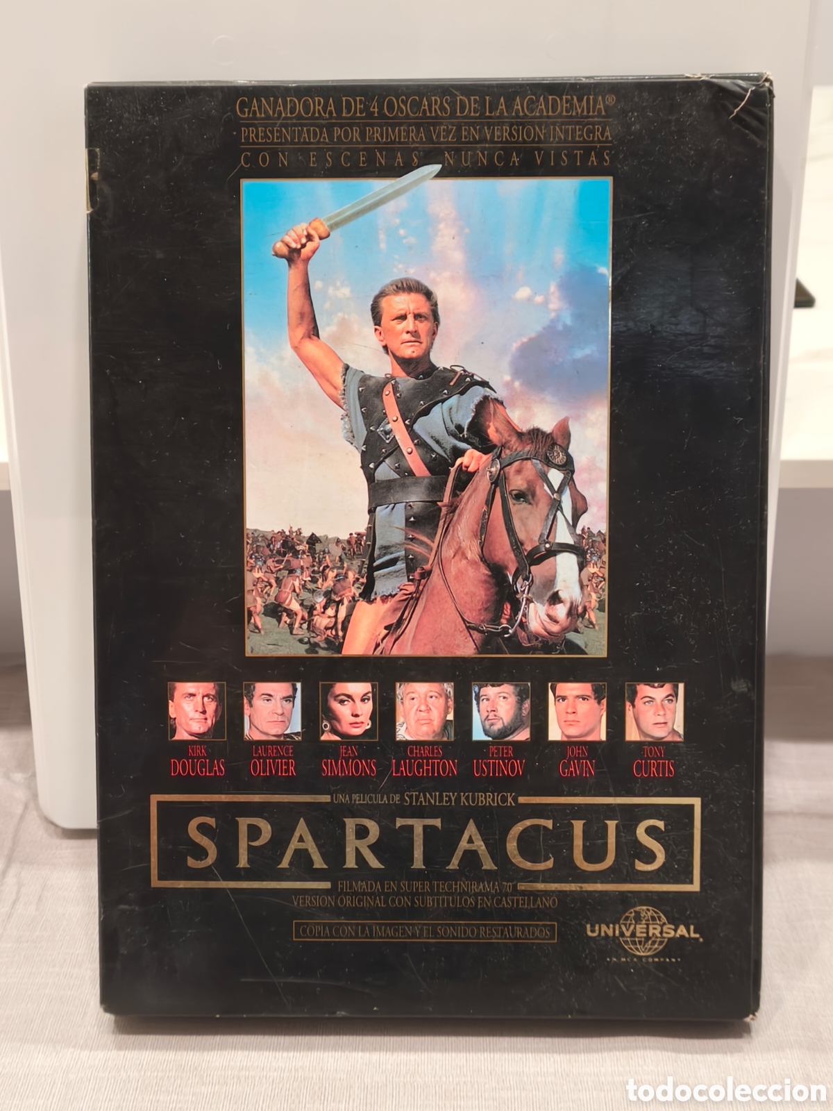 Cine: Pel&iacute;cula antigua VHS SPARTACUS
