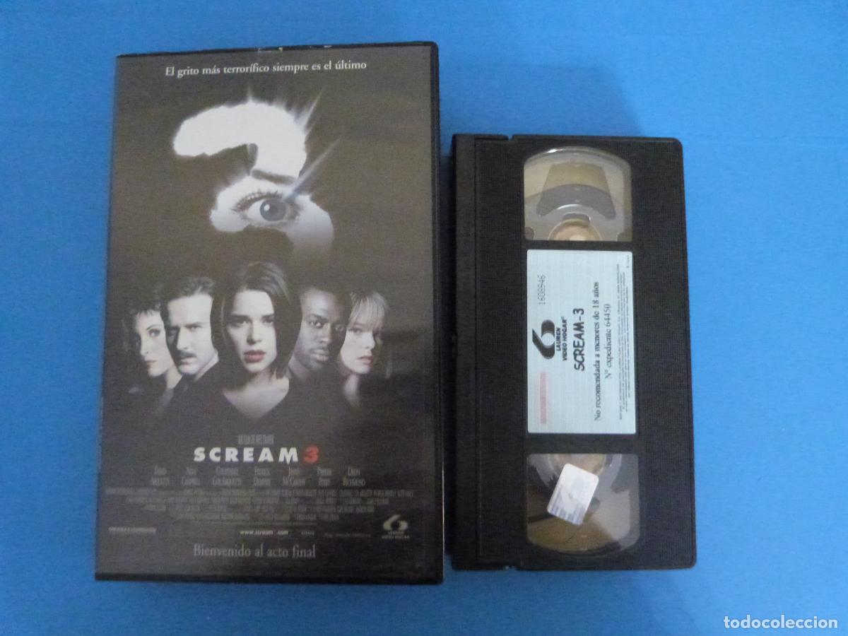 Cine: PELICULA VHS SCREAM 3 DAVID ARQUETTE 2000