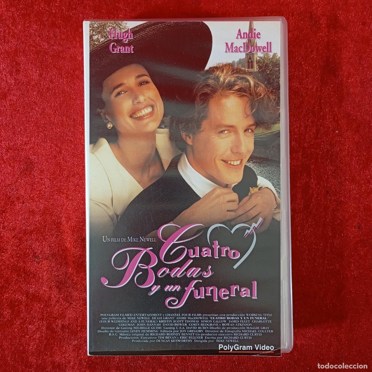 Cine: CUATRO BODAS Y UN FUNERAL - MIKE NEWELL - POLYGRAM VIDEO / 591