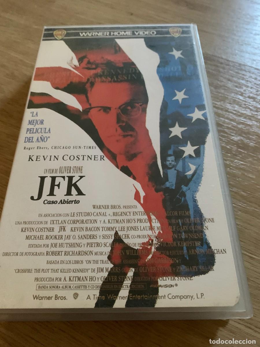 Cine: VHS. JFK. BUENA CONSERVACION. PEDIDO MINIMO 10 EUROS.