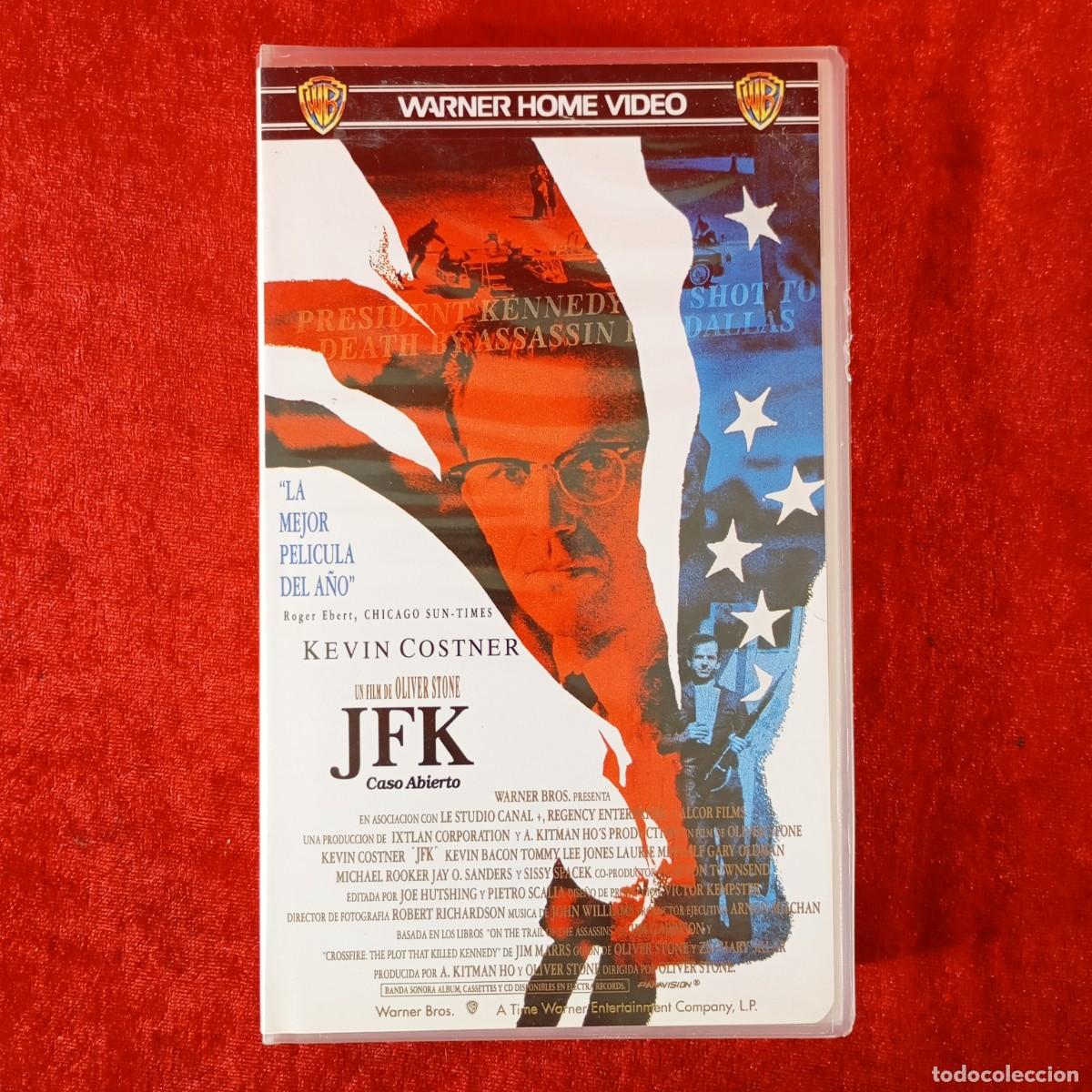 Cine: JFK CASO ABIERTO - OLIVER STONE - KEVIN COSTNER - WARNER - VHS / 596