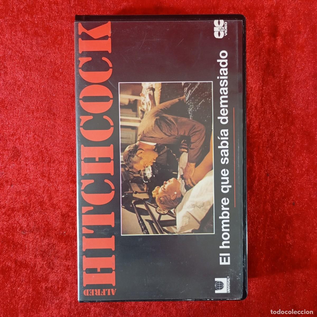 Cine: EL HOMBRE QUE SAB&Iacute;A DEMASIADO - ALFRED HITCHCOCK - UNIVERSAL - VHS / 597